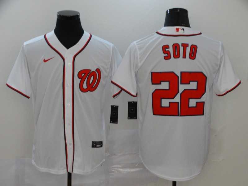 Nationals 22 Juan Soto White Nike 2020 Cool Base Jersey,We sell and wholesale Nationals 22 Juan Soto White Nike 2020 Cool Base Jersey on line form chian!